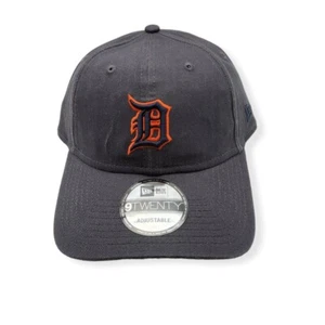 New Era Detroit Tigers 9Twenty Core Classic Twill Graphite Adjustable Strap Hat - Picture 1 of 6