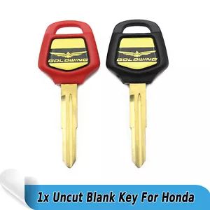 1PC Ungeschnittene Klinge Schlüssel Rohling For Honda Goldwing GL 1800 GL 1500 - Picture 1 of 4