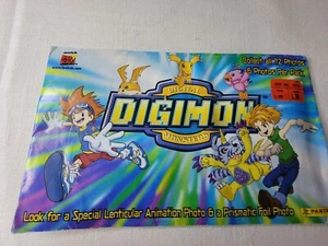 Vintage Digimon Panini Photo Cards Brand New Sealed Pack w/ 6 Photos  - Picture 1 of 2