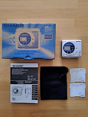 Sharp MD Walkman MD-MT15 Discman Mini CD Spieler Player OVP getestet gut - Bild 1 von 4