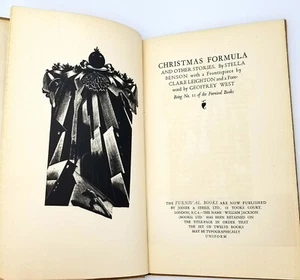 Christmas Formula 1932 SIGNED Stella Benson ~ Clare Leighton ~ Furnival - Imagen 1 de 5