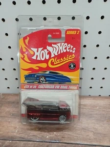 HOT WHEELS CLASSICS SERIES 2 MAROON CUSTOMIZED VW VOLKSWAGEN DRAG TRUCK - Picture 1 of 5