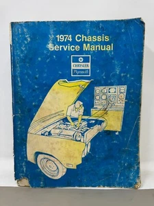 1974 Chrysler Plymouth Chassis Body Service Manual Book - Foto 1 di 13