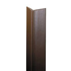 Brown Plastic Corner Guard with 90° Angle and Adhesive Back - 2-1/2" W - 4 Ft.