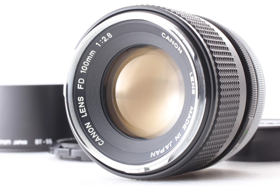 [Opt COMO NUEVO] RARO "O" Canon FD 100mm f2.8 MF lente de retrato con... - Imagen 1 de 4