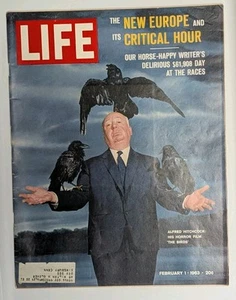 February 1, 1963 Life Magazine - Alfred Hitchcock "The Birds" (CS-5) - Imagen 1 de 2