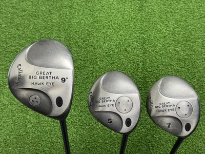 Callaway Golf GRAN DESTORNILLADOR DE OJO DE HALCÓN BERTHA GRANDE + JUEGO DE MADERA 5 y 7 diestro grafito regular Foto 1 de 4