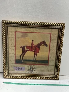 Vintage Roan Hourse (Cheval Rouan) By Bombay Company Framed, Made in Canada - Picture 1 of 5