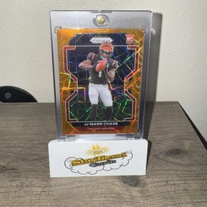 2021 Panini Prizm - Rookie Ja'Marr Chase #337 Lazer Prizm (RC) - Picture 1 of 8