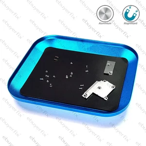 Aluminum Magnetic Screw Holder Tray Mat Tool for iPhone Mobile Laptop Repair - Picture 1 of 5