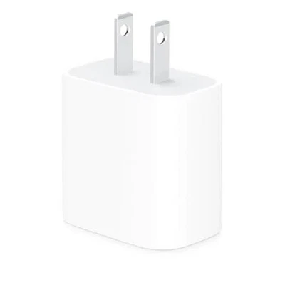 Cargador rápido adaptador de corriente USB-C Apple 20W para iPhone iPad Foto 1 de 3