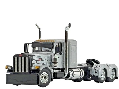 1/64 DCP SILVER/BLACK/WHITE PETERBILT 389 W/ 36"  SLEEPER - Image 1 of 4