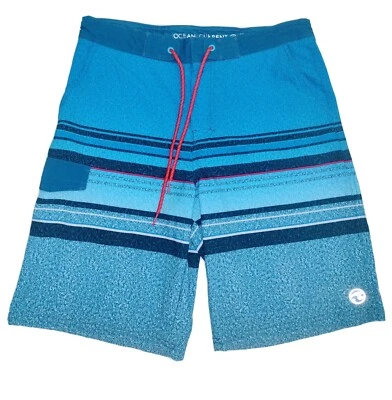 Ocean Current Bermuda Shorts Swim Trunks Board Shorts Men's Medium 32 Blue - Image 1 of 4