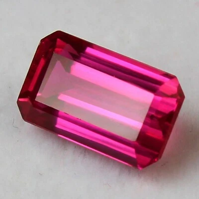 RARE Natural 8 Ct Certified UTAH Bixbite Pink Beryl Unheated Loose Gemstones - Image 1 of 4