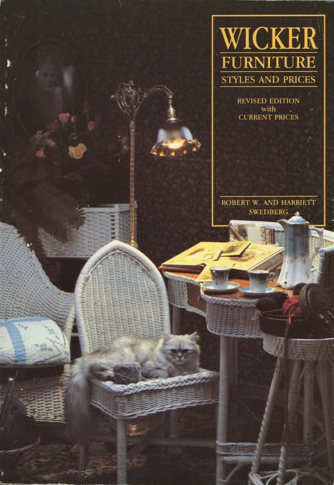 Muebles antiguos de mimbre - Mesas sillas escritorios etc. / libro + valores Foto 1 de 1