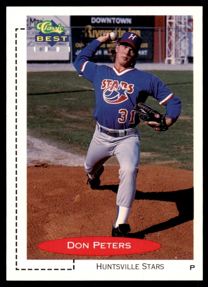 1991 Classic Best Minor League Don Peters Baseball Cards #288 - Image 1 of 2