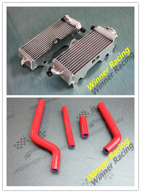 Yamaha YZ125/YZ 125 1996-2001 radiador aluminio y manguera silicona 1997 1998 1999 Foto 1 de 4