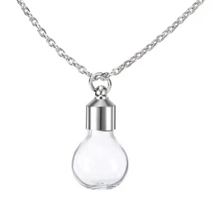 10 Stk. Name auf Reis Glasfläschchenanhänger 16mm Breite Mini-Glasflaschen - Bild 1 von 6