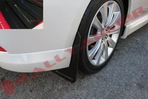 Rally Armor UR Mud Flaps Black w/ Silver Logo for '08-'10 WRX MF6-UR-BLK/SIL - Picture 1 of 3