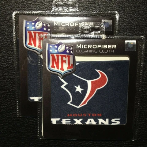 2 NFL Houston Texans Microfiber Cleaning Cloth, Phones, Glasses Free Shipping! Cover