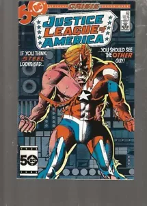 LIGA DE LA JUSTICIA DE AMÉRICA 245 - CRISIS - SERIE 1960 - EDAD DE PLATA DC COMICS - Imagen 1 de 2