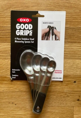 OXO Good Grips 4-pc. Stainless Steel Measuring Spoon Set One Size New In Package - Image 1 of 4