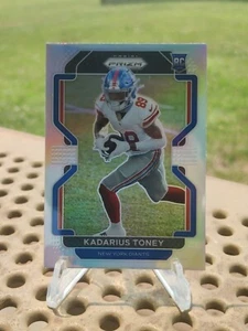🔵 2021 Prizm Kadarius Toney Silver Prizm Rookie Variation RC #V-342 Chiefs - Bild 1 von 2