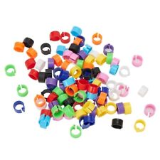 Mix and Match 100 Chicks Rings Clips for Poultry and Bird Identification