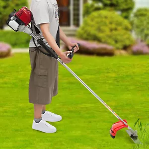 38.3 CC 4-stroke Weed Wacker Gas Powered Brush Cutter Weed Eater 4-Cycle 1050W - Picture 1 of 23