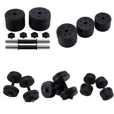 10-20KG Dumbell Pair Gym Weights Cast Iron Barbell Body Building Free Weight Set