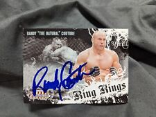 Randy Couture autograph signed 2008 Donruss Americana The Natural RING KINGS