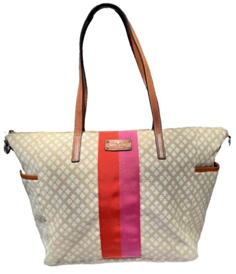 Bolso de Mano Bolso de Pañales Kate Spade New York Adaira Estuco Clásico de Lona Noel Shopper Foto 1 de 4