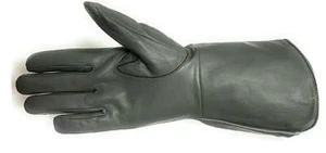 Men's Genuine Leather Medieval Renaissance Gauntlet Cosplay Gloves long arm cuff - Picture 1 of 61