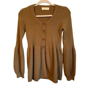 Laurie B. Womens Cardigan Sweater size S With Button Front & Bell Sleeves - Picture 1 of 12