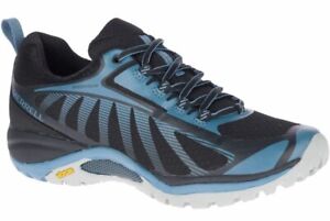 Merrell Siren Edge 3 Ladies Black & Bluestone Waterproof Hiking Shoes Uk Size 7 