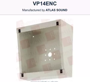 ATLAS SOUND VP14ENC Vandal Proof Speaker Enclosure - Picture 1 of 4