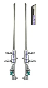 Hysteroscopy 4mm Operative Sheath for 4mm Scope In Out Flow 5Fr Inst Channel 2Pc - Picture 1 of 6