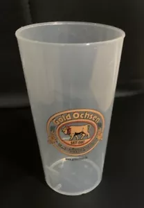 Becher „Brauerei Gold Ochsen“ Kunststoffbecher Sammler - Bild 1 von 1