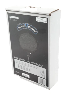Фильтр поппер-стоппер Shure PS-6 с металлической изогнутой шеей и высокопрочным зажимом-стойкой - Изображение 1 из 4