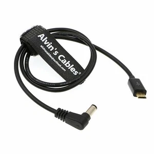 Micro USB to 2.1 DC Male Barrel Motor Power Cable for Tilta Nucleus Nano 50CM - Picture 1 of 4