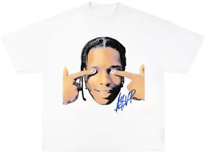 Vtg ASAP ROCKY For Fans Heavy Cotton White Unisex All Size Shirt BL170 - Picture 1 of 4