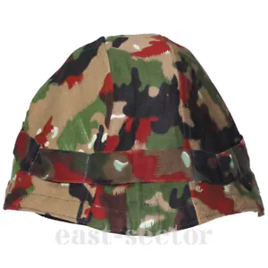 Swiss Army Steel Cover Helmet1 M71 Pattern Alpenflage Camouflage Switzerland CH - Picture 1 of 1