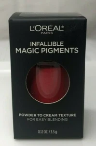 L'Oreal Infallible Magic Pigments Powder to CreamTexture LipPigments 466Red Tape - Picture 1 of 4