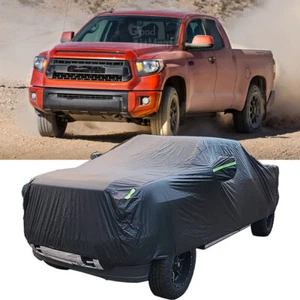 Cubierta de automóvil para camioneta Toyota Tundra exterior impermeable contra el polvo protección UV - Imagen 1 de 12