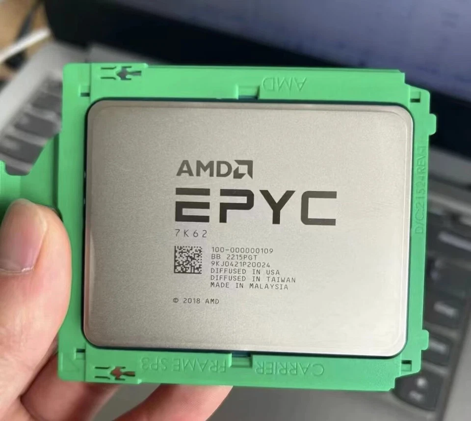 AMD EPYC 7K62 CPU Unlocked 2.6-3.3 GHz 48 Cores (OEM version of AMD EPYC 7642 ) - Image 1 of 1