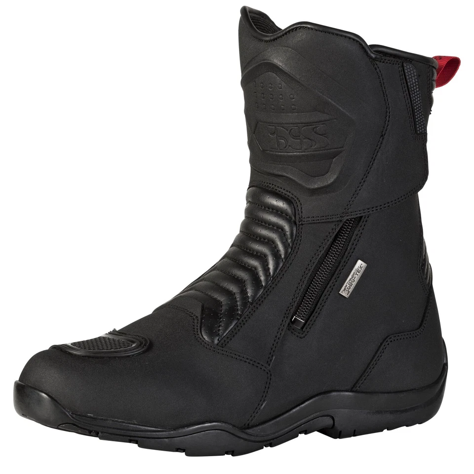iXS Pacego-ST Stivali Moto Pelle Stivali Touring Nero Uomo Impermeabili - Immagine 1 di 1