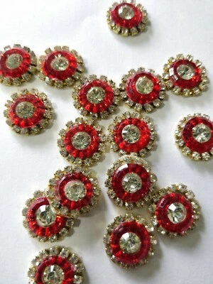 Indian Asian Diamond Stitch Fabric Sari Patches Blouse Dresses Embroidery Cloth - Image 1 of 4