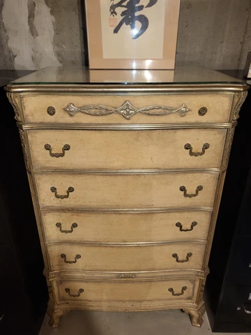 antique tall dresser Cover
