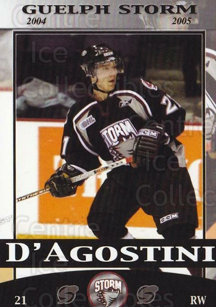 2004-05 Guelph Storm #7 Matt D'Agostini - Image 1 of 1