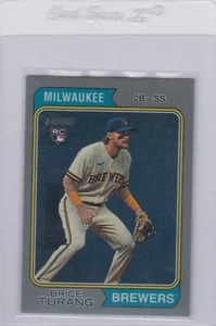 2023 TOPPS HERITAGE HIGH BRICE TURANG CHROME SILVER REFRACTOR ROOKIE RC /274 MW - Picture 1 of 1